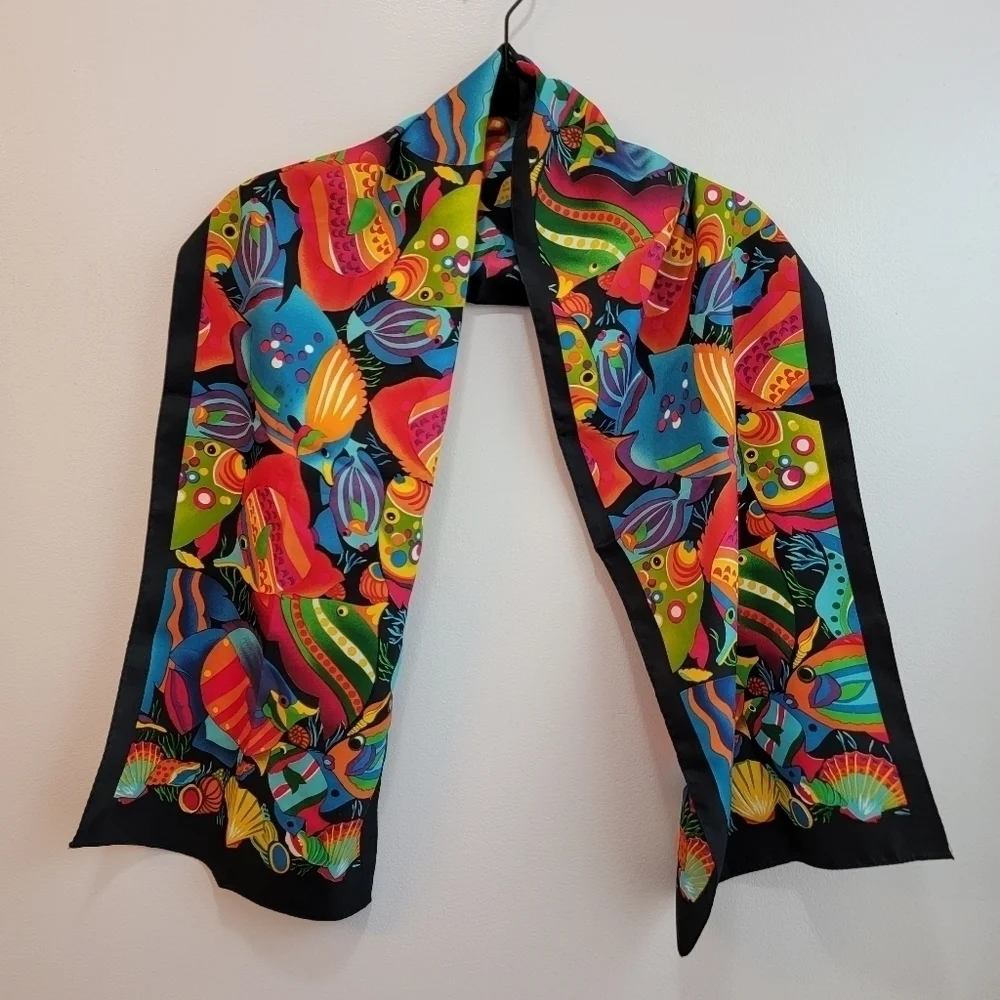 Tropical Fish Scarf - Picture 1 of 3